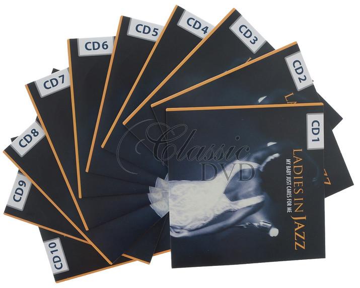 LADIES IN JAZZ: Fabulous Female Jazz Singers - DÁRKOVÁ EDICE (10CD)