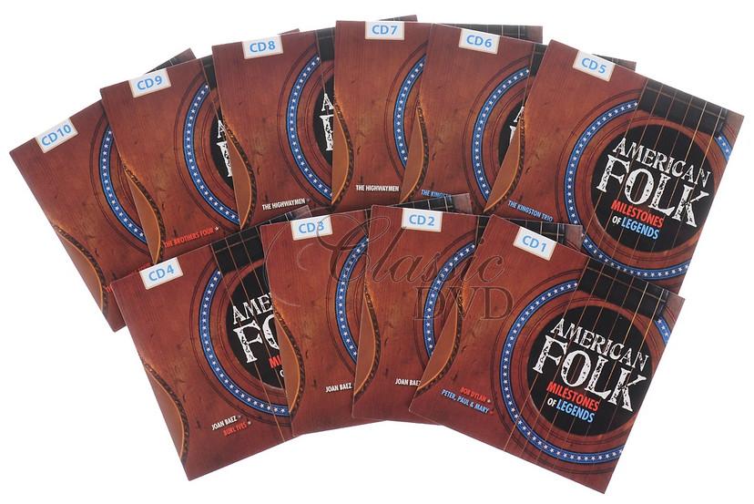 AMERICAN FOLK - Milestones of Legends (10CD)