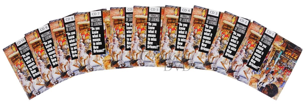 Milestones of JAZZ Legends / Do you know what it means to Miss New Orleans? (10CD)