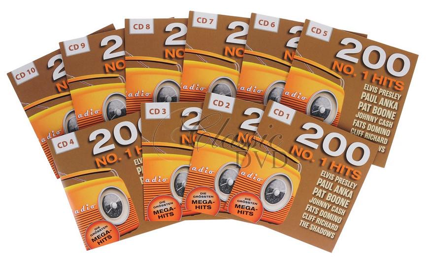 200 No.1 Hits - DÁRKOVÁ EDICE (10CD)