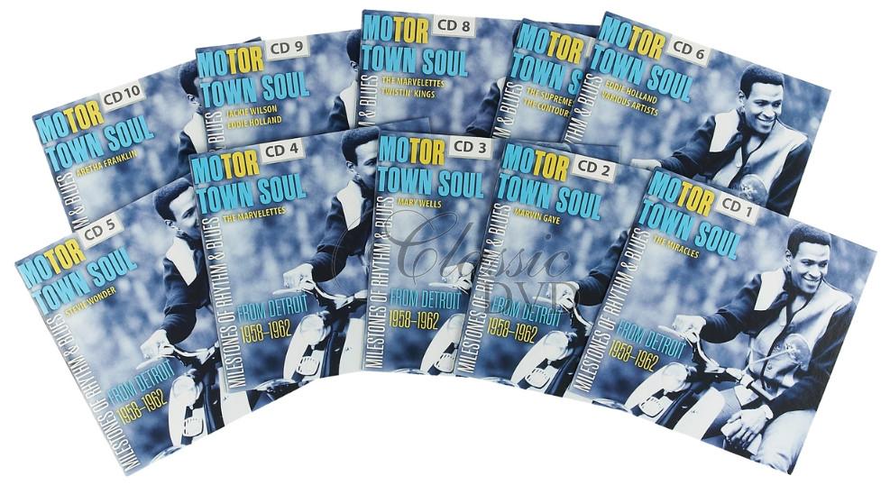 MOTOR TOWN SOUL FROM DETROIT 1958-1962 - DÁRKOVÁ EDICE (10CD)