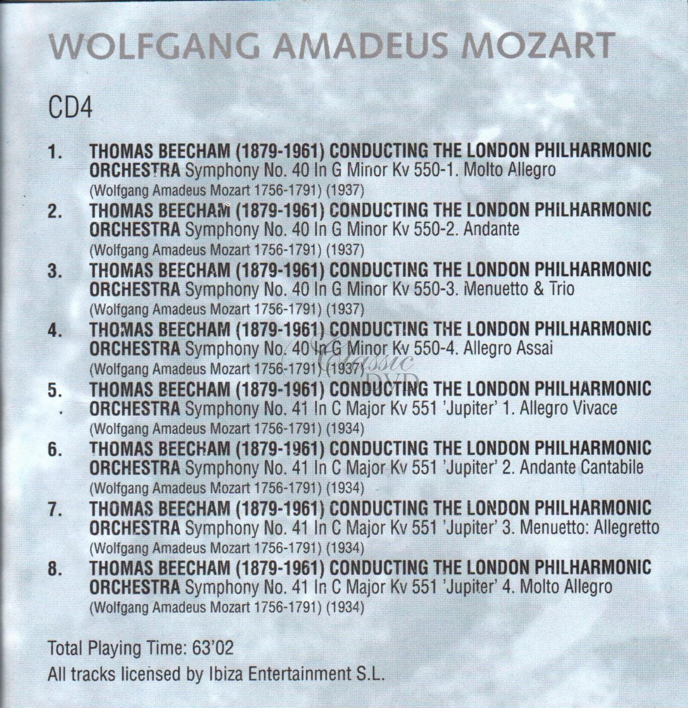 MOZART,W.A.: Nejznámější skladby - historické nahrávky (6CD)