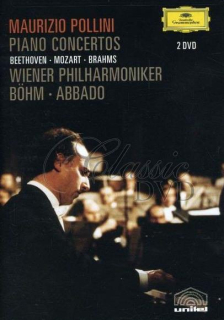 BEETHOVEN. MOZART. BRAHMS: Piano Concertos [Pollini] (2DVD)