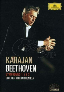 BEETHOVEN,L.V.: Symphonies 1-2-3 [Karajan] (DVD)