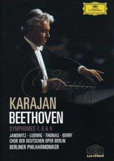 BEETHOVEN,L.V.: Symphonies 7-8-9 [Karajan] (DVD)