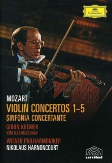 MOZART,W.A.: 5 Violin Concertos KV 207 · 211 · 216 · 218 · 219 Sinfonia concertante KV 364 (DVD)