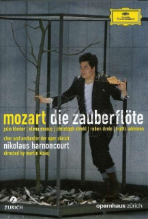 MOZART,W.A.: Die Zauberflote - Kouzelná flétna. Opernhaus Zürich. Nikolaus Harnoncourt (2DVD)