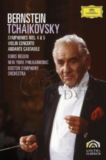 ČAJKOVSKIJ,P.I.: Symphonies 4 & 5 [Bertnstein] (DVD)