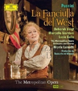 PUCCINI,G.: Fanciulla del West - Děvče ze zlatého západu [Voigt/Giordani/Gallol] (Blu-ray)