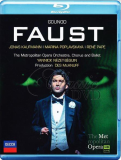 Charles Gounod : Faust. Jonas Kaufmann, René Pape. Metropolitan Opera (Blu-ray)