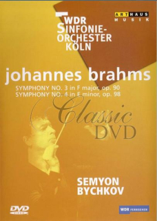 BRAHMS,J.: Symfonie č.3 Op.90; Symfonie č.4 e moll Op.98 (DVD)