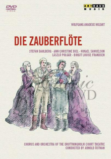 MOZART,W.A.: Die Zauberflote - Kouzelná flétna [Drottningholm Court] (DVD)