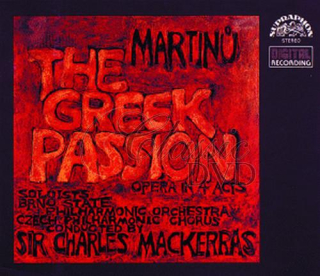 MARTINŮ,B.: Řecké pašije. Opera / Sólisté / PFS / Veselka (2CD)