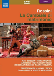 ROSSINI,G.: La Cambiale di matrimonio - Manželská smlouva [Rossini Festival] (DVD)