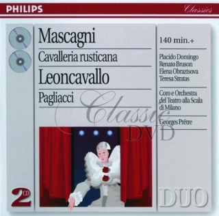 CAVALLERIA RUSTICANA; PAGLIACCI [Domingo/Bruson] (2CD)