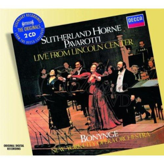 SUTHERLAND-HORNE-PAVAROTTI: Live From Lincoln Centre (2CD)