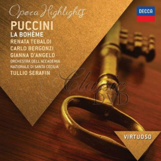 Puccini: La Bohème - Opera Highlights - Tebaldi, Bergonzi (CD)