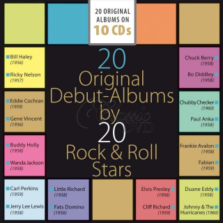 20 Original Debut Albums By 20 Rock & Roll Stars (10CD)