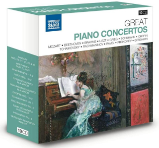 GREAT PIANO CONCERTOS - DÁRKOVÁ EDICE (10CD)