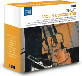 GREAT VIOLIN CONCERTOS - DÁRKOVÁ EDICE (10CD)