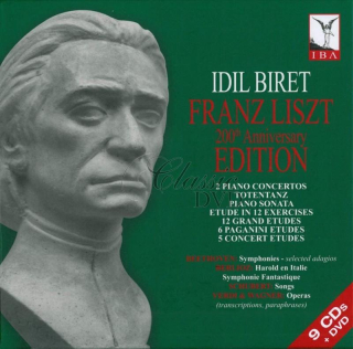 LISZT, F.: Idil Biret Franz Liszt 200th Anniversary Edition (9CD+1DVD)