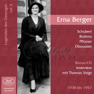 LEGENDEN DES GESANGES VOL.03: Erna Berger (2CD)