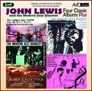 JOHN LEWIS & MODERN JAZZ QUARTET: Four Classic Albums Plus (2CD)