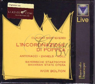 MONTEVERDI,C.: L`incoronazione di Poppea - Korunovace Poppey (3CD)