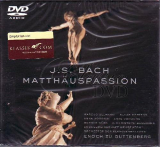 BACH,J.S.: Matoušovy pašije BWV 244 [Guttenberg] (2DVD-Audio)