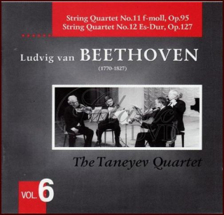 BEETHOVEN,L.V.: Smyčcové kvartety Vol. 6 Taneyev Quartet (CD)