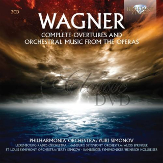 WAGNER: Complete Overtures and Orchestral Music from the Operas; The Philharmonia, Yuri Simonov (3CD)
