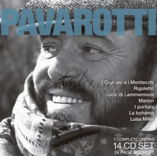 LUCIANO PAVAROTTI - Legendary Performances - DÁRKOVÁ EDICE (14CD)