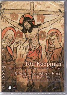 BACH,J.S.: Markus Passion - Markovy pašije (Koopman) (DVD)