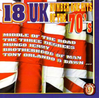18 UK NUMBER ONE HITS 70`S: Originální nahrávky (CD)