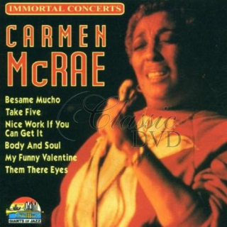 CARMEN MCRAE: Immortal Concerts (CD)