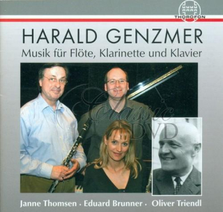 GENZMER,H.: Music for Flute, Clarinet & Piano (CD)