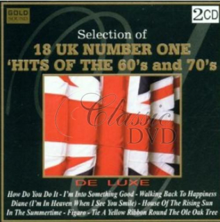 18 UK NUMBER ONE HITS 60's & 70's - Originální nahrávky (2CD)