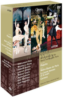 GREAT BALLETS: Opéra National de Paris - DÁRKOVÁ EDICE (3DVD)