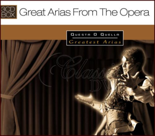 GREAT OPERA ARIAS: Velké operní árie - DÁRKOVÁ EDICE (3CD)