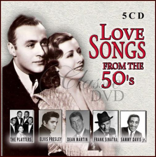 LOVE SONGS: From The 50's - DÁRKOVÁ EDICE (5CD)