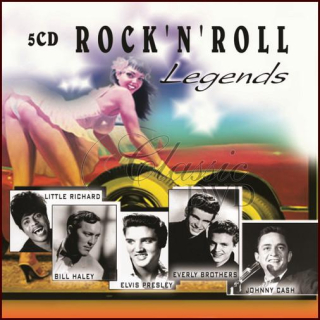 ROCK'N'ROLL:  The Legends - DÁRKOVÁ EDICE (5CD)
