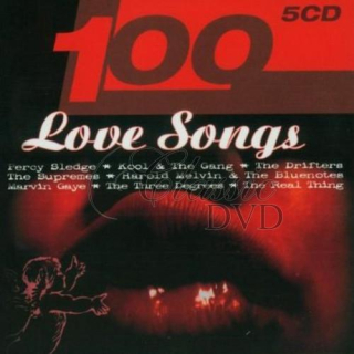 100 LOVE SONGS: The Best Of - DÁRKOVÁ EDICE (5CD)