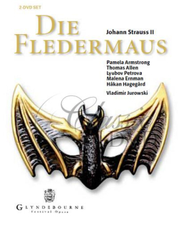 STRAUSS,J.: Die Fledermaus - Netopýr [Glyndebourne Opera] (2DVD)