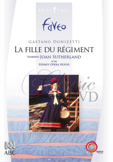 DONIZETTI,G.: La Fille du Regiment - Dcera pluku [Sutherland] (DVD)