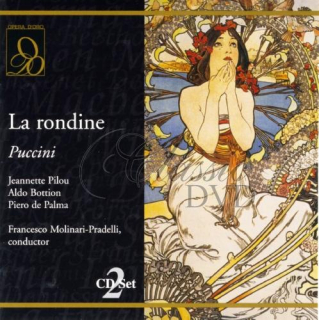 PUCCINI,G.: La Rondine 1971 (Pilou/Bottion/Palma) (2CD)