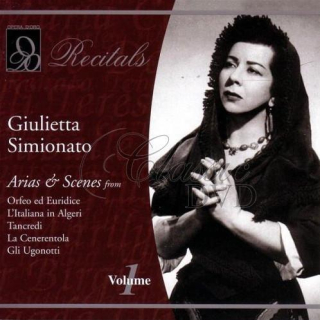 GIULIETTA SIMIONATO: Arias & Scenes from Operas Vol.1 (CD)