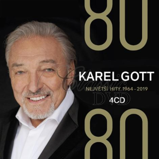 KAREL GOTT 80/80 - Největší hity 1964-2019 (4CD)