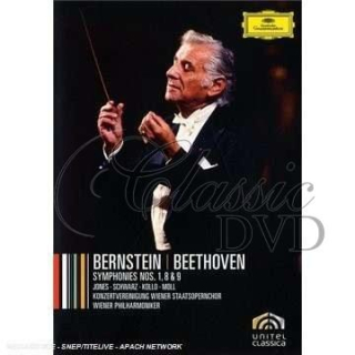BEETHOVEN - Beeth.Cycle I/Symf.1,8,9. Bernstein/Wph (DVD)