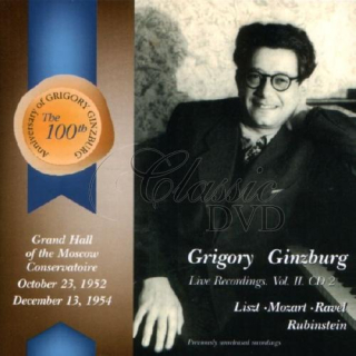 GRIGORY GINZBURG: Live recordings Vol.II (2) (CD)