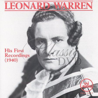 LEONARD WARREN: His first recordings 1940 (CD)